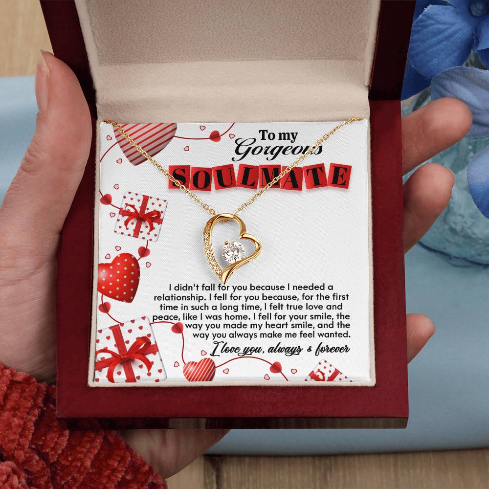 To my soulmate - Fall for you - Valentine Gift
