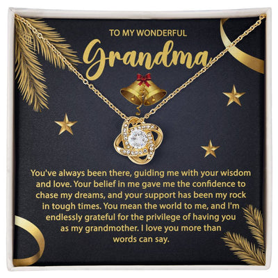 To my grandma - You mean the world