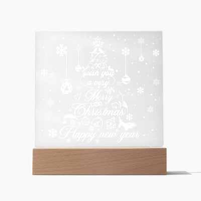 Christmas tree - Acrylic plaque