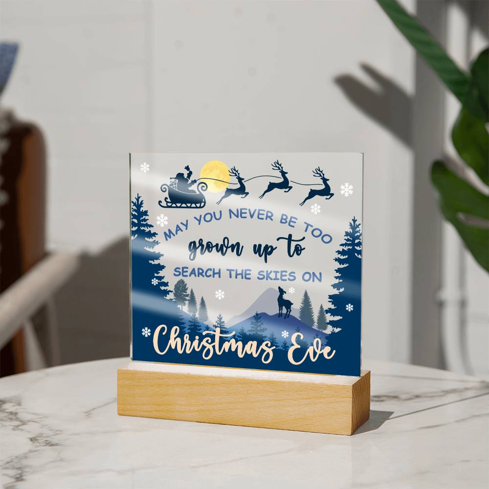 Christmas Eve - Acrylic plaque