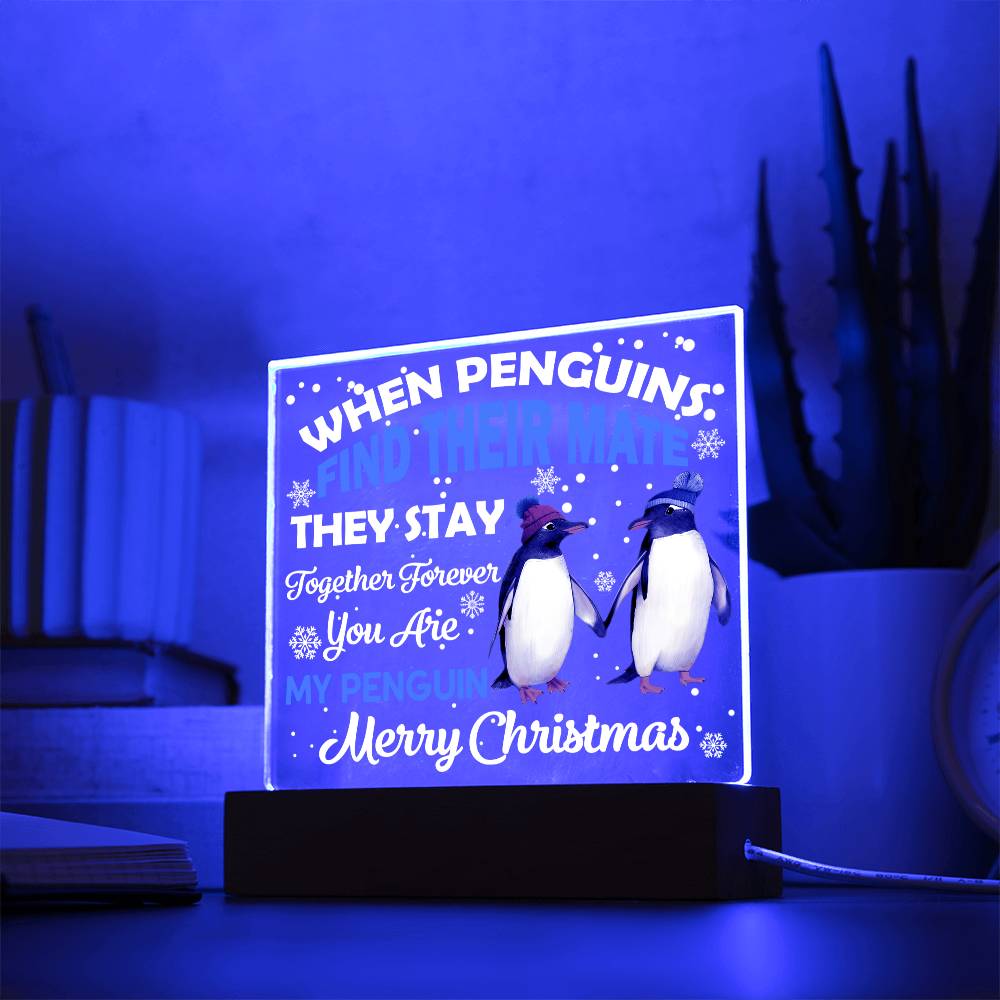 Christmas together forever - Acrylic plaque