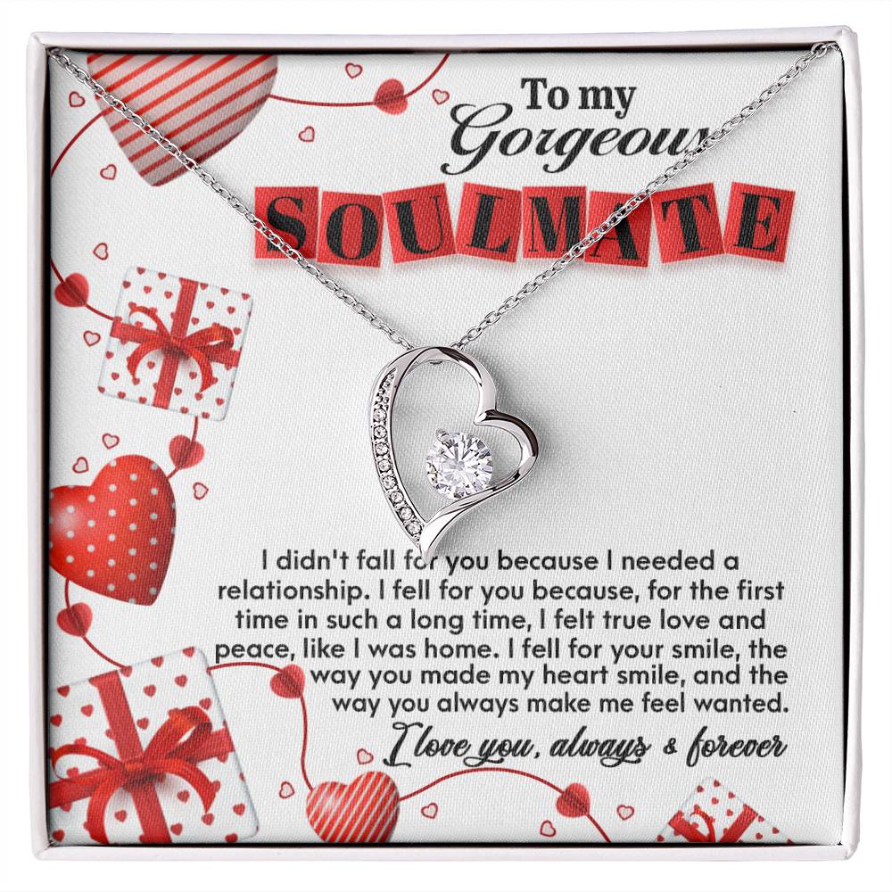 To my soulmate - Fall for you - Valentine Gift