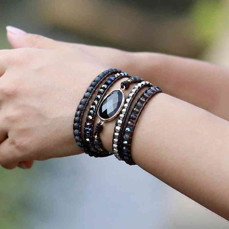 agate gemstone bracelet	