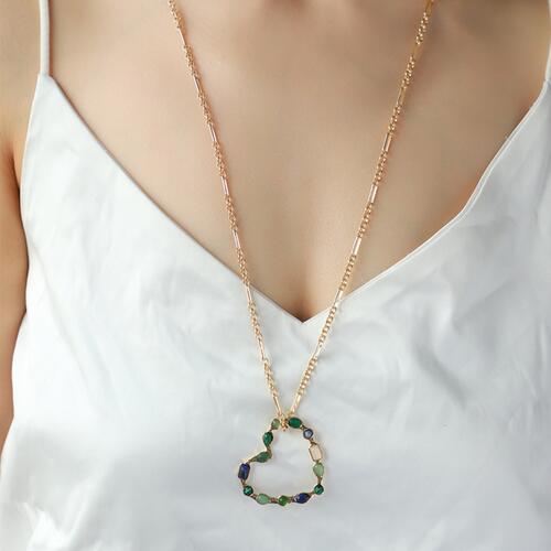 chain with heart necklace	