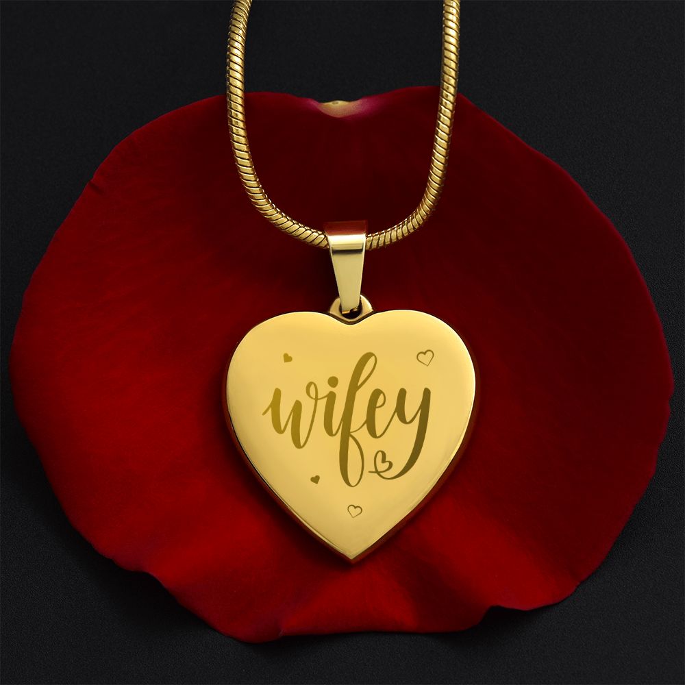 Wifey heart Necklace
