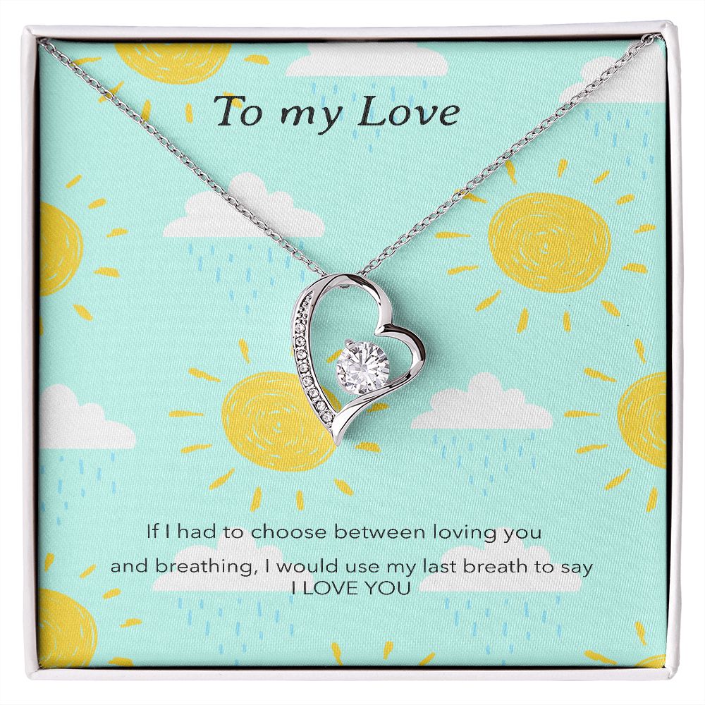 Forever love necklace