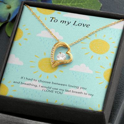 Forever love necklace